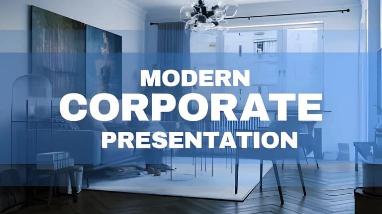 Modern Corporate Presentation template